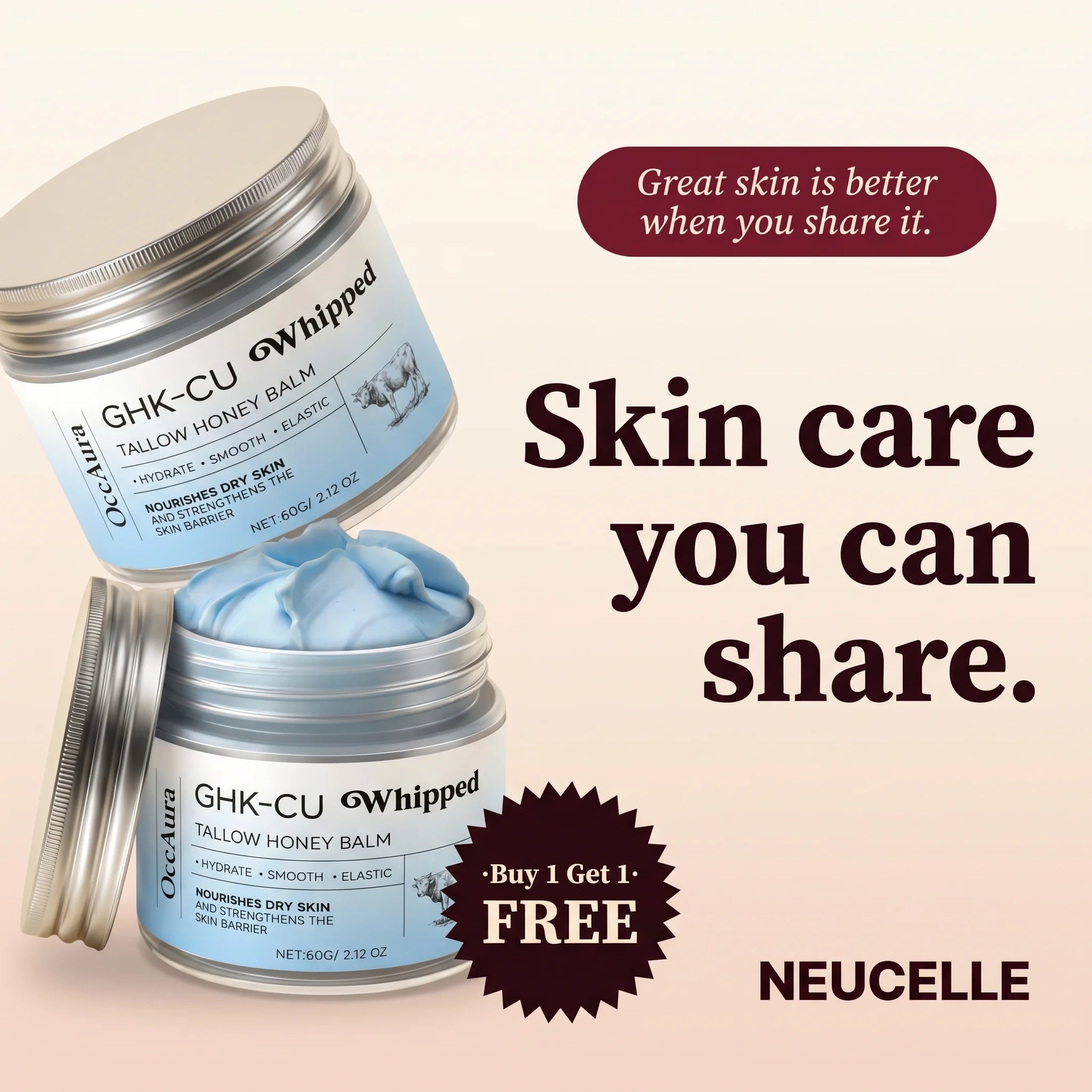 GHK-Cu Tallow Honey Cream