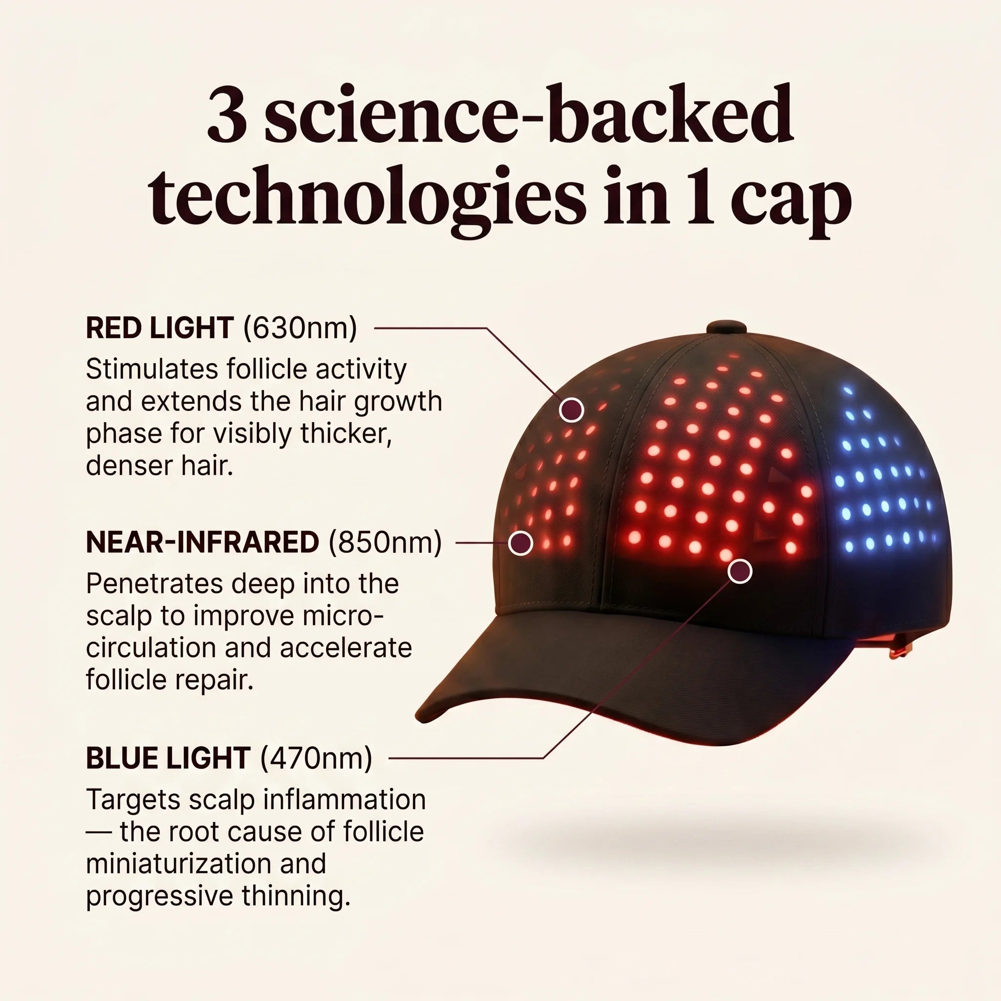 Hair Growth Therapy Cap